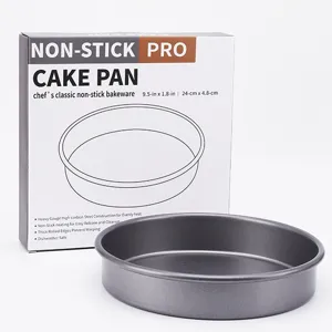 Carbon Steel Non Stick Round Baking Pan Cake Mold Pizza Pan Cheese Mousse Bakeware For Home Oven Kitchen