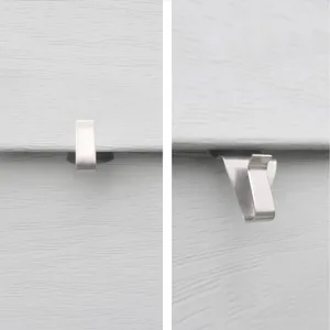 Stainless Steel S Shaped Hooks Heavy Duty Vinyl Siding Hangers Punch Free Wall Hanging Hooks For Outdoor And Indoor Use