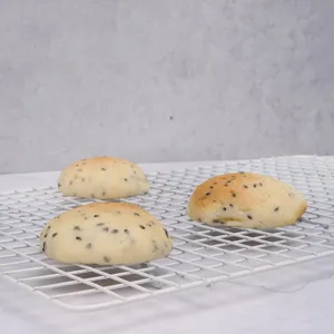 Grille de refroidissement professionnelle en fil pour biscuits, gâteaux et pain, antiadhésive.