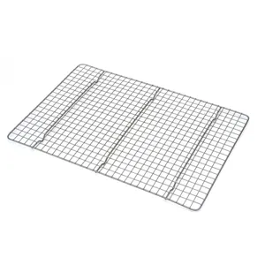 Grille de refroidissement en fil d'acier inoxydable pour patisserie et pain au four.
