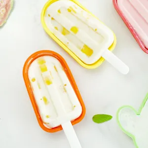 Haushalt Silikon Eis am Stiel Form DIY Fruchtpudding Eismaschine Set Kinder Selbstgemachte Popsicle Form Küchenwerkzeuge