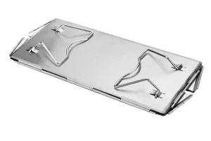 Gril de camping pliable en acier inoxydable four BBQ portable pour randonnee et pique-nique.