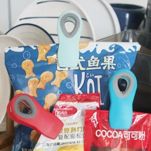 Clip di chiusura magnetiche in plastica per sacchetti alimentari, pinze snack 3pz