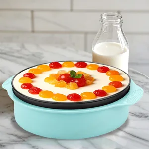Stampo per torta in silicone rotondo antiaderente per cottura vista principale ora