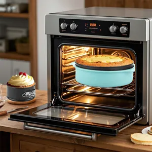 Teglia per torta antiaderente in acciaio al carbonio rotonda stampo cerniera cucina