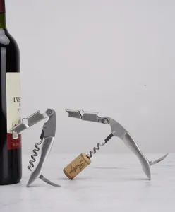 Tire-bouchon sommelier en acier inoxydable ouvre-bouteille multifonctionnel avec décapsuleur
