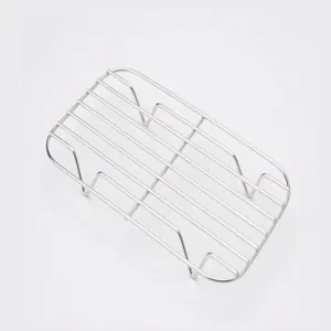 Grille vapeur en acier inoxydable pour boîte de camping, accessoire de cuisine.