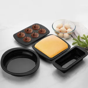 Klappbare Silikon Backform Hitzebeständige Backwerkzeug Muffin Form Toast Kasten Küche Backgeschirr