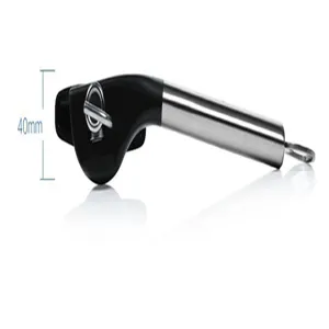 Abrelatas multifuncional de acero inoxidable con mango ergonómico y 40mm de tamaño.