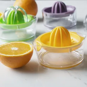 Multi-functional manual juicer orange press plastic lemon squeezer with scale home use