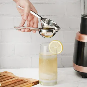 Spremiagrumi manuale in acciaio inossidabile pressa per limone professionale cucina bar casa.