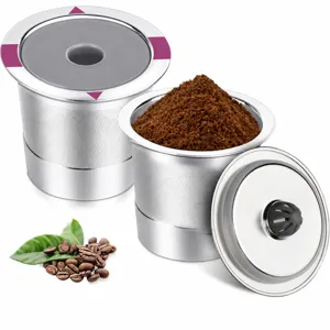Reusable Stainless Steel Coffee Filter Capsule Pod For Single Serve Coffee Makers Kitchen Accessories