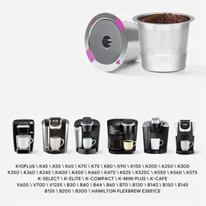 Stainless Steel Reusable K Cup Coffee Filter Pod for Keurig 1.0 2.0 Coffee Makers