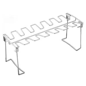 Grille de barbecue en acier inoxydable pour cuisses de poulet, support de cuisson de cuisine