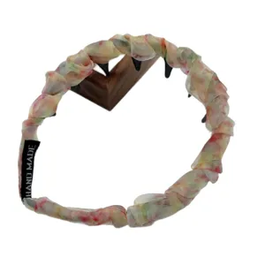 Floral fabric headband for women daily wear non-slip hair hoop stylish hair accessory