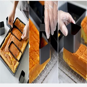 DIY Buchstaben Zahlen Kuchenform Set Antihaftbeschichtet Rechteck Backform Backzubehör