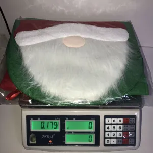 Christmas Santa toilet seat cover non-woven festive bathroom decor holiday home supply