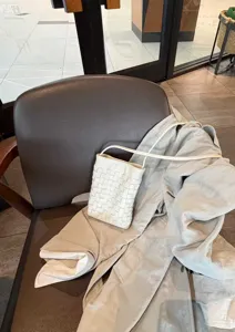Woven leather phone bag small crossbody bag minimalist chic single shoulder handbag for women