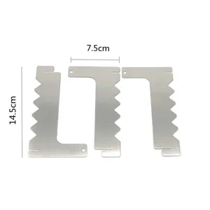 Support de réchaud à alcool en acier inoxydable 3 pcs camping en plein air pièces