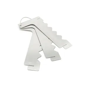 Support de réchaud à alcool portable en acier inoxydable, accessoire de camping 3 pcs.