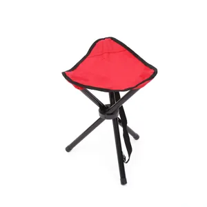 Outdoor folding tripod stool portable camping chair for fishing hiking picnic sports beach