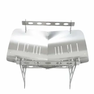 Estufa de hoguera plegable ultraligera para acampar al aire libre y quemar leña portátil