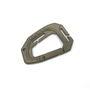 Taktischer Kunststoff Karabiner D-Ring Clip für Outdoor MOLLE Rucksack und Ausrüstung.
