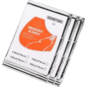 Emergency Mylar Thermal Blanket Survival Foil Waterproof Windproof Outdoor Camping Rescue