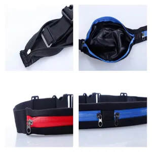 Riñonera deportiva elástica para exteriores, cinturón teléfono fitness detalle.