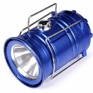 Uittrekbare LED-campinglantaarn, draagbare buiten noodlamp met handige USB-oplaadfunctie.