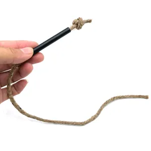 Corda di canapa cerata bushcraft accendino sopravvivenza esterno campeggio impermeabile