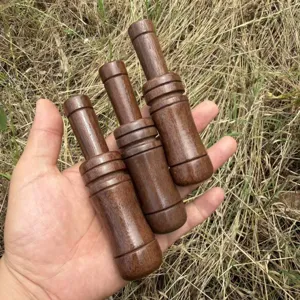 Wooden duck call whistle for outdoor hunting game call solid wood acoustic tool item