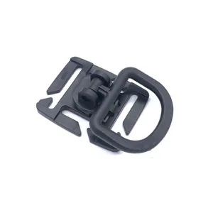 Rotierender taktischer MOLLE D-Ring Clip für Outdoor Rucksack Gurtband Zubehör