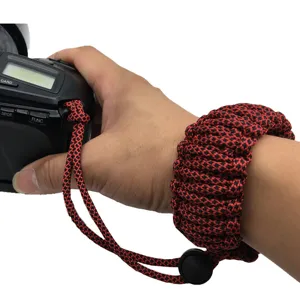Λουράκι καρπού κάμερας από paracord χειροποίητο, αντιπτωτικό 550 για λάτρεις φωτογραφίας.