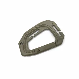 Mittlerer taktischer Kunststoff Karabiner MOLLE D-Ring Schlüsselanhänger für Outdoor Rucksack.