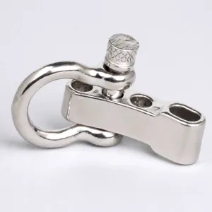 Boucle de manille en métal pour bracelet de survie paracorde accessoires de quincaillerie.