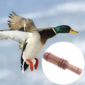 Hölzerne Entenpfeife für die Jagd im Freien, realistischer Lockvogelton für die Jagd.