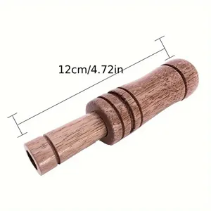 Holz Ente Rufe Pfeife Jagd Werkzeug Mallard Caller realistischer Ton 12cm Holzpfeife