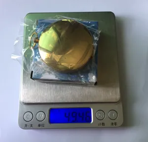 Boussole de Poche en Laiton pour Extérieur Randonnée Survie Camping Vue Détaillée