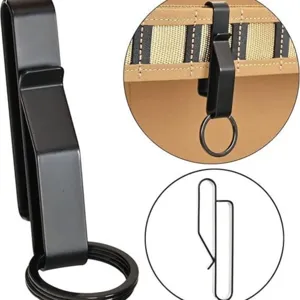 Acciaio inossidabile uomini vita appendere chiave auto anello grande dimensione cintura clip