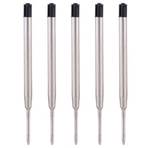 Pack de 5 recambios de boligrafo metalico repuesto para boligrafo tactico estandar
