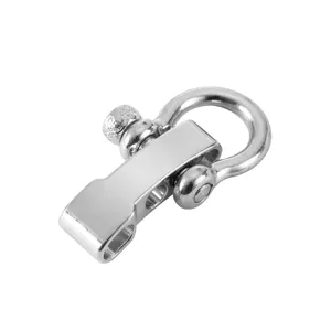 Maniglione in acciaio inossidabile U con vite per bracciale paracord attrezzatura sopravvivenza