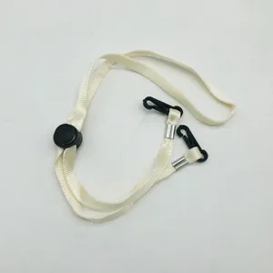 Detail view of the adjustable windproof lanyard with durable plastic clips and secure buckle.