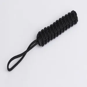 Outdoor paracord keychain black braided lanyard survival cord pocket tool pendant main item.