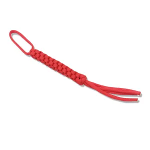 Cordon couteau paracorde rouge lanière faite main accessoire équipement survie en plein air