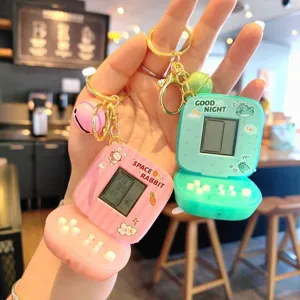 Mini Handheld Spielkonsole Schlüsselanhänger Retro Spielzeug tragbares elektronisches Geschenk