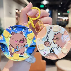 Niedlicher Capybara Mini-Spielautomaten-Schlüsselanhänger kreatives Spielzeug Geschenk