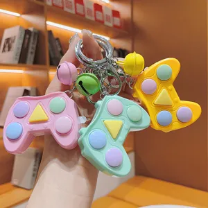 Mini Game Controller Giocattolo di Allenamento Della Memoria Portachiavi Carino Plastica Bolla Antistress Ciondolo Borsa Accessori