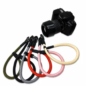 Minimalistisch Paracord Camera Handband Geweven Polyester Polsband Voor Spiegelloze Polaroid Retro Spiegelreflexcameras Fotografie