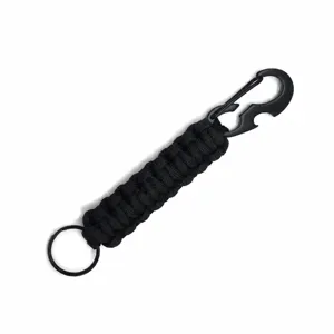 Porte-clés paracorde durable avec ouvre-bouteille et mousqueton pour un usage quotidien